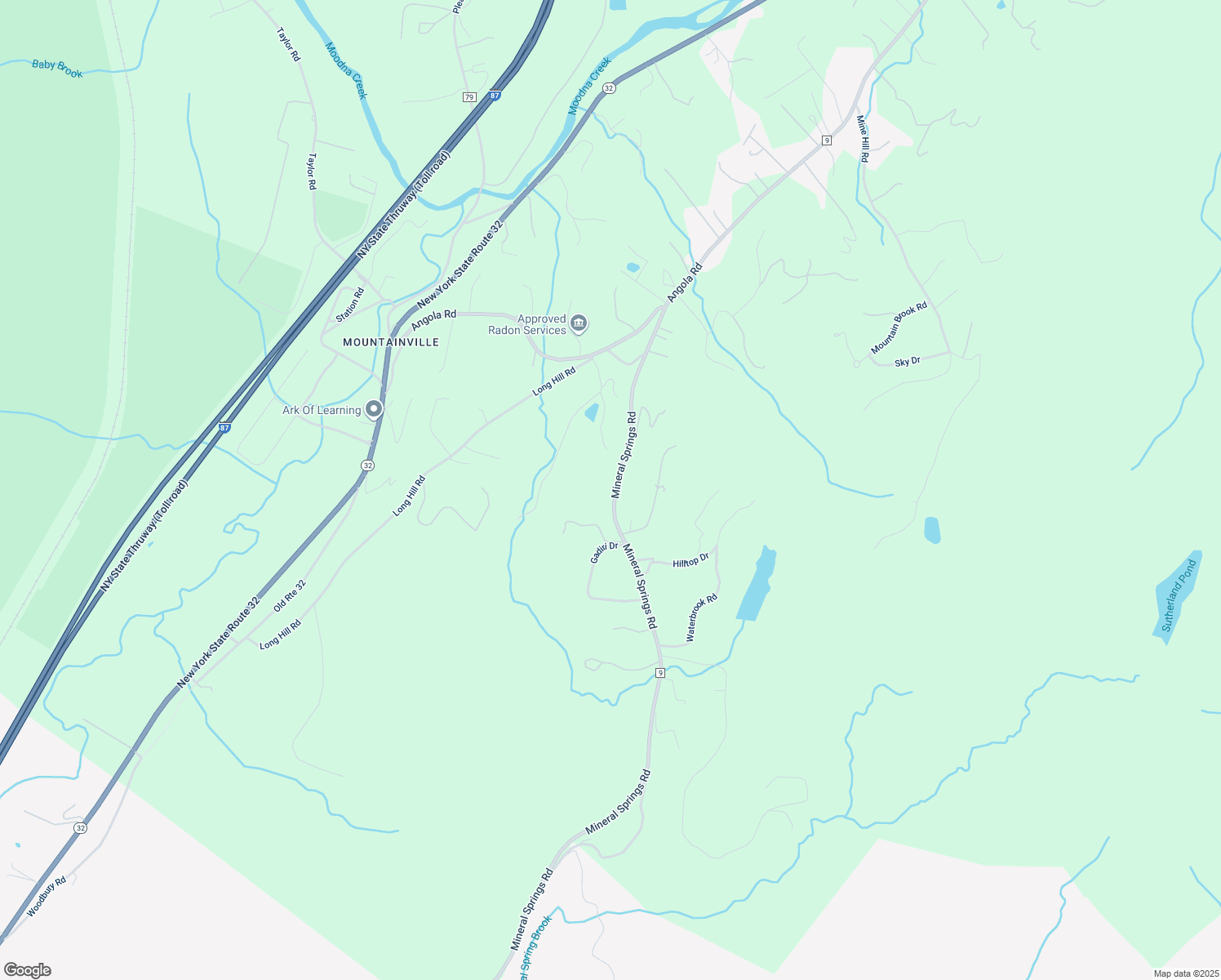 map of restaurants, bars, coffee shops, grocery stores, and more near 118 Mineral Springs Road in Mountainville