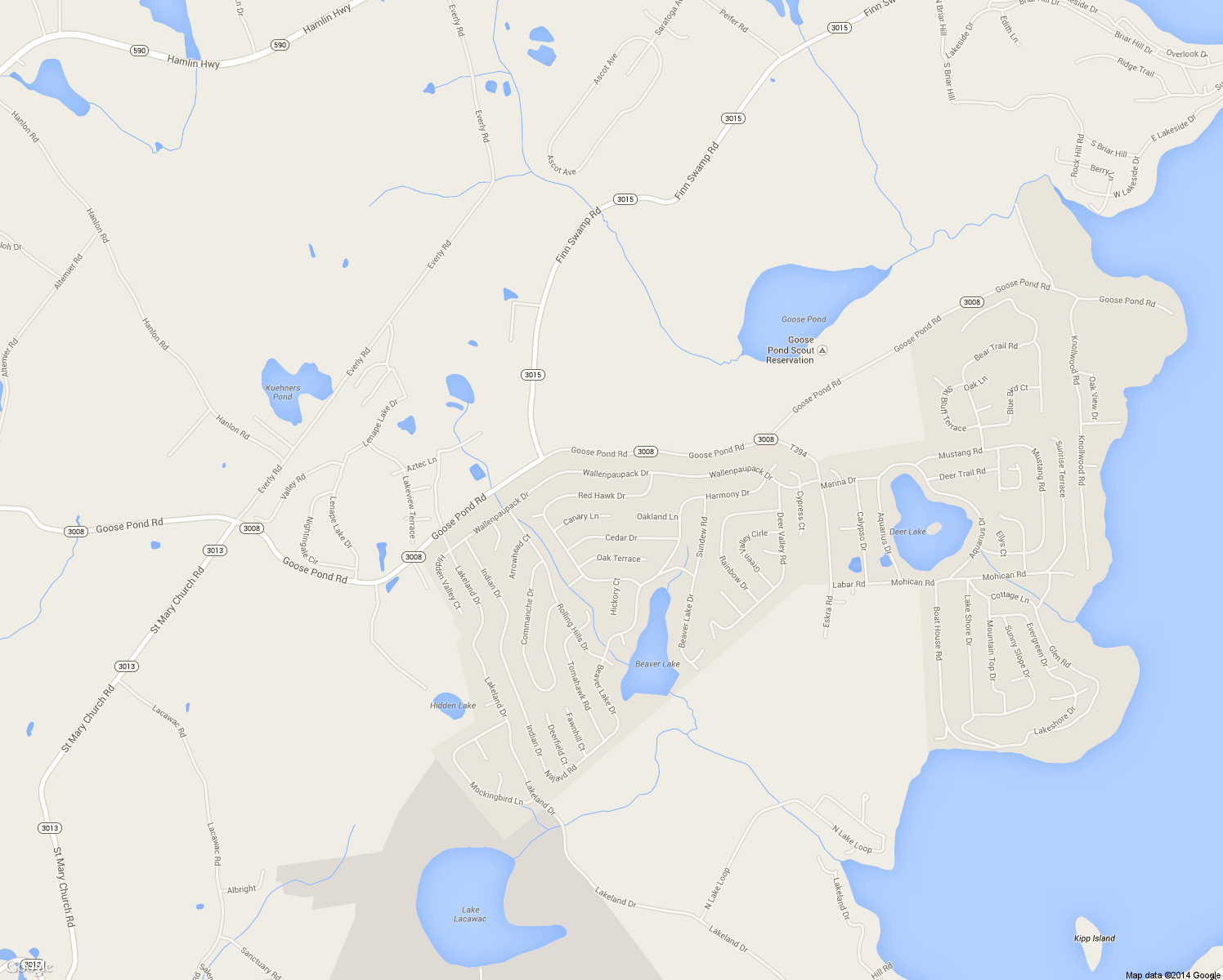 map of restaurants, bars, coffee shops, grocery stores, and more near 77 Red Hawk Drive in Lake Ariel