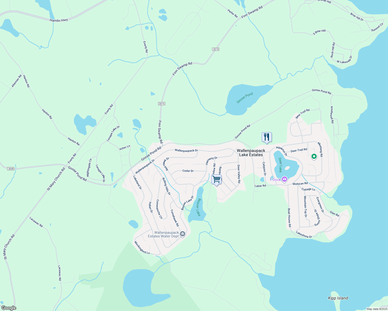 map of restaurants, bars, coffee shops, grocery stores, and more near 1133 Red Hawk Drive in Lake Ariel