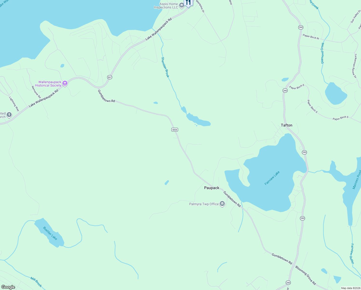 map of restaurants, bars, coffee shops, grocery stores, and more near Gumbletown Rd in Pike