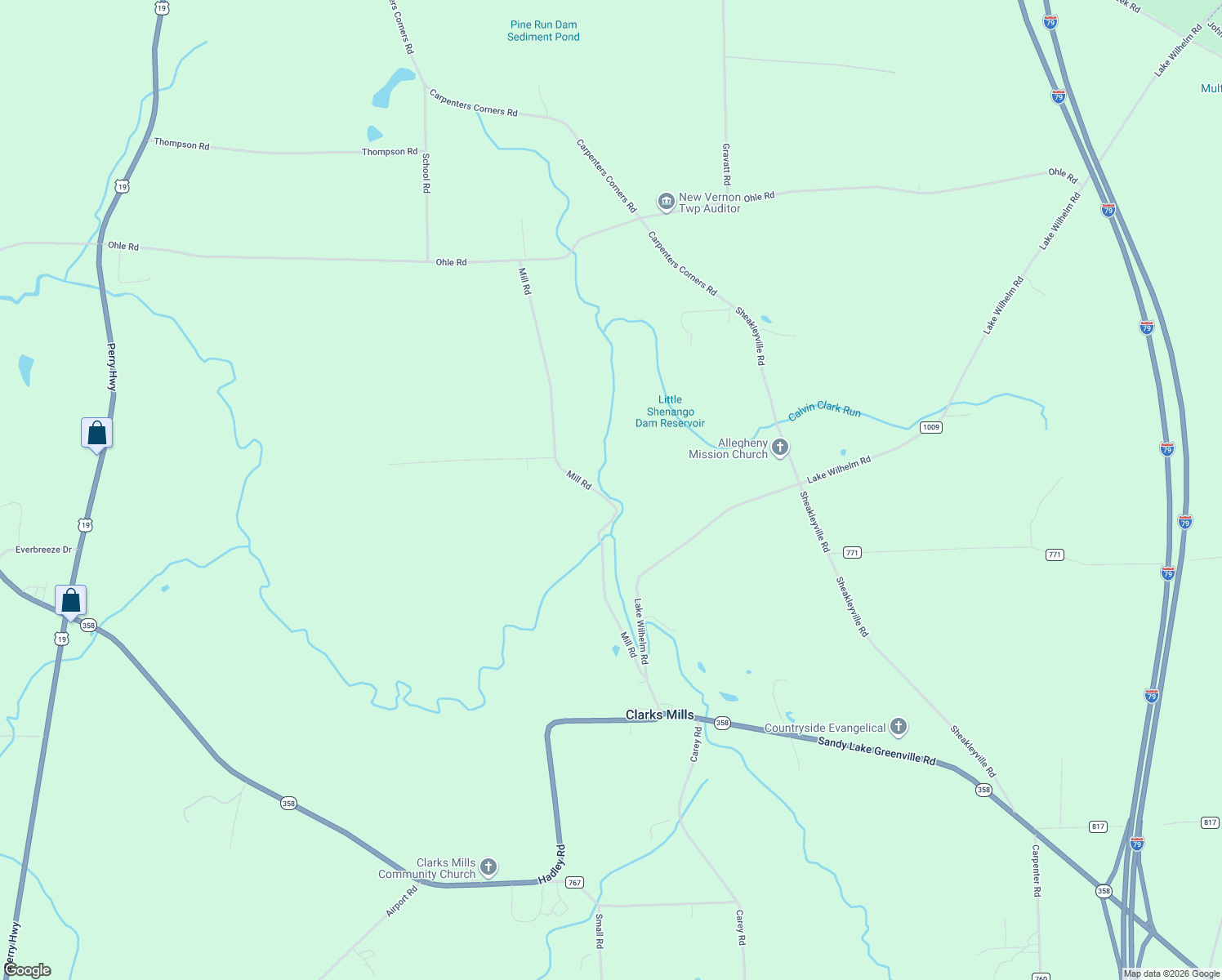 map of restaurants, bars, coffee shops, grocery stores, and more near 95-173 Mill Road in Clarks Mills