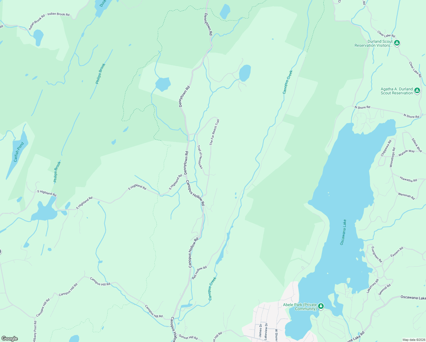 map of restaurants, bars, coffee shops, grocery stores, and more near 6 Sunny Brook Trail in Putnam Valley