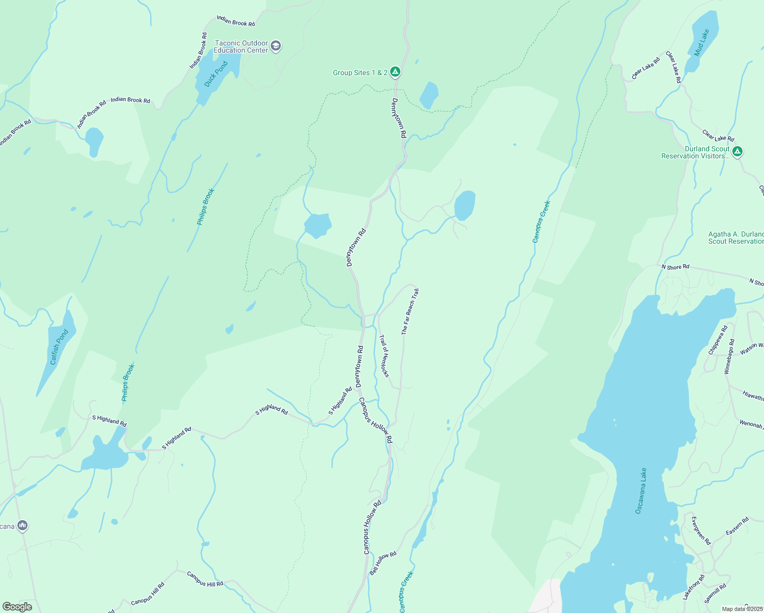 map of restaurants, bars, coffee shops, grocery stores, and more near 47 Trail of Hemlocks in Putnam Valley
