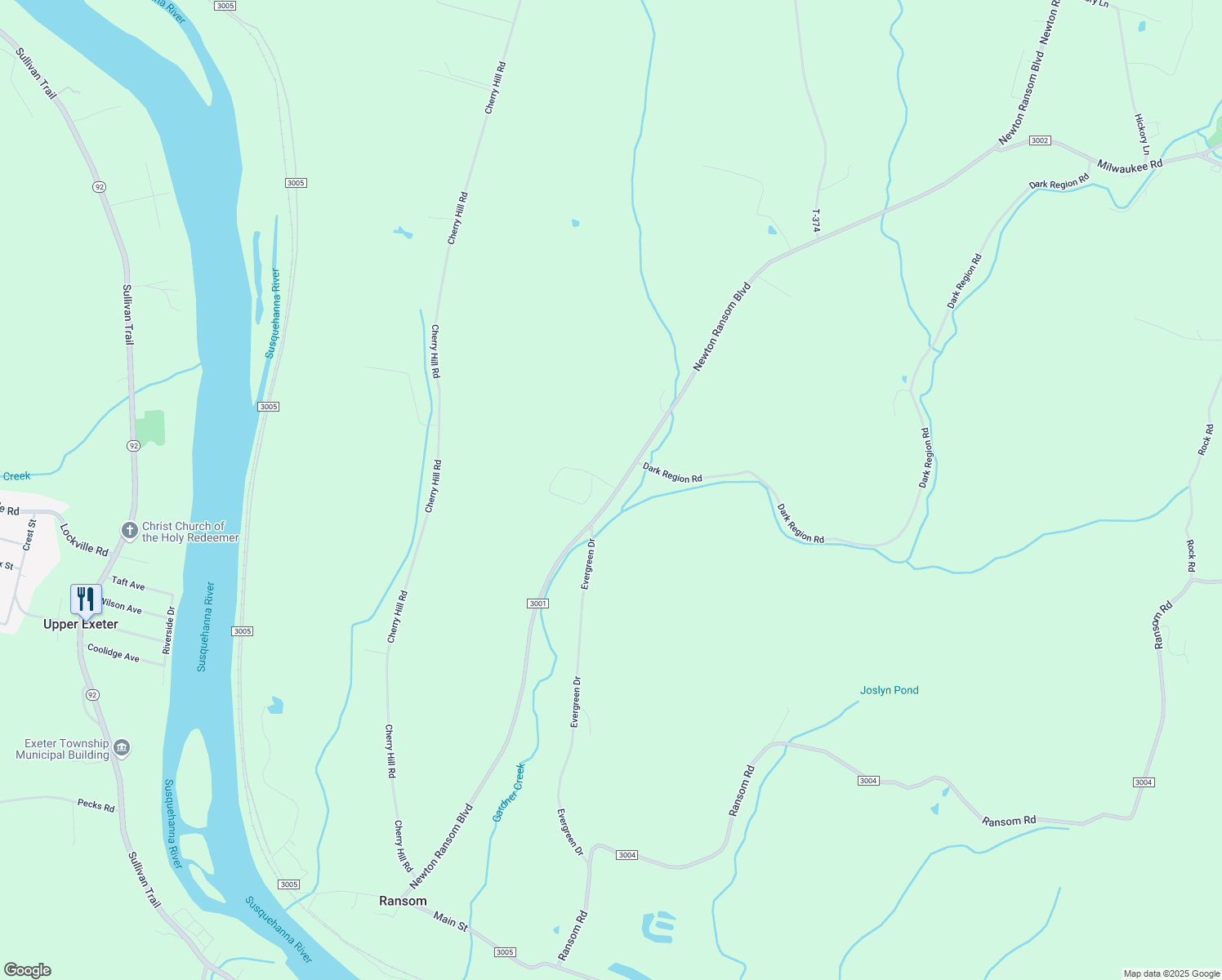 map of restaurants, bars, coffee shops, grocery stores, and more near 2200-2248 Sunset Mobile Home Park in Clarks Summit