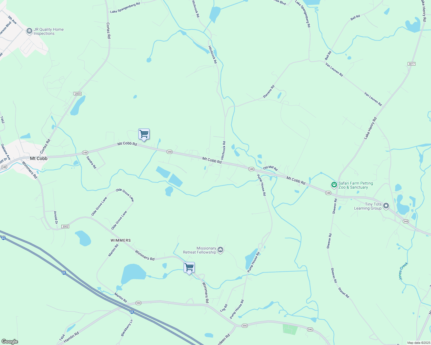 map of restaurants, bars, coffee shops, grocery stores, and more near 210 Rockin Horse Ln in Lackawanna
