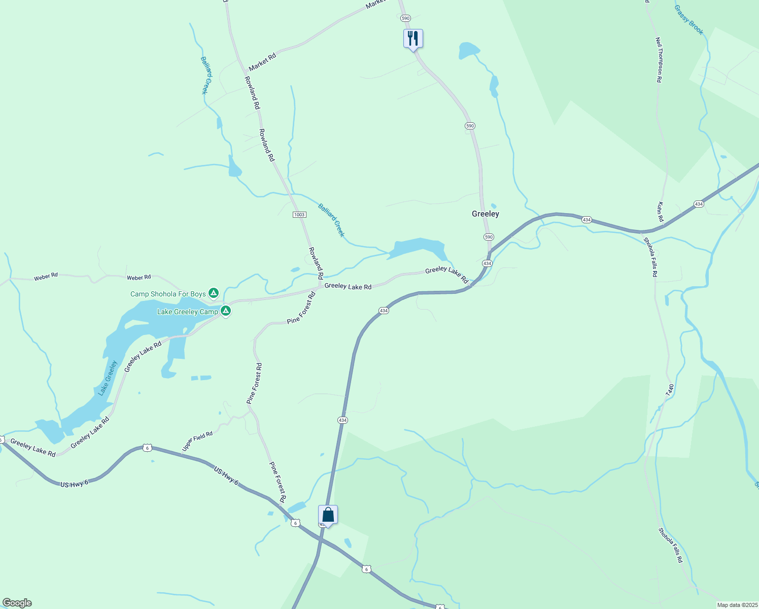 map of restaurants, bars, coffee shops, grocery stores, and more near 849-881 Highway 434 in Pike