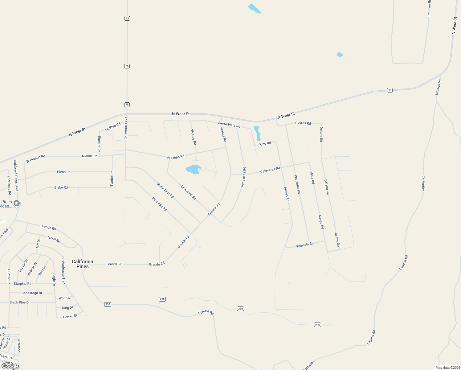 map of restaurants, bars, coffee shops, grocery stores, and more near 505 County Road 268 in Alturas