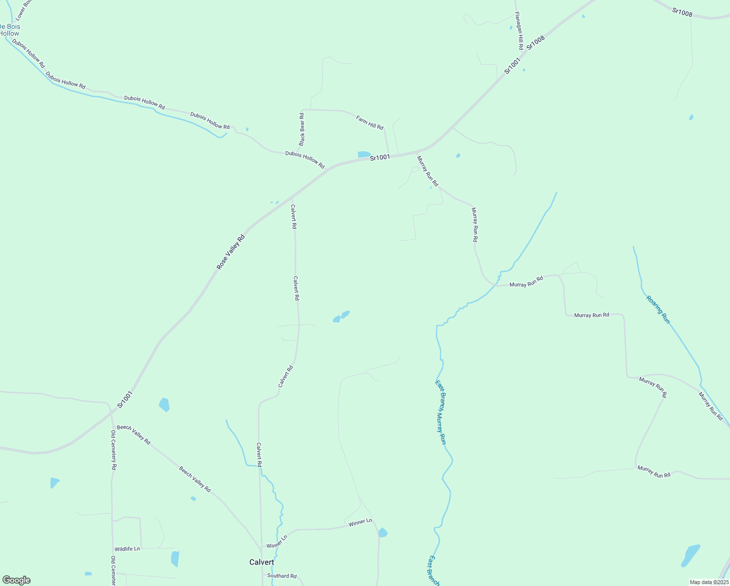 map of restaurants, bars, coffee shops, grocery stores, and more near 2788 Calvert Road in Trout Run