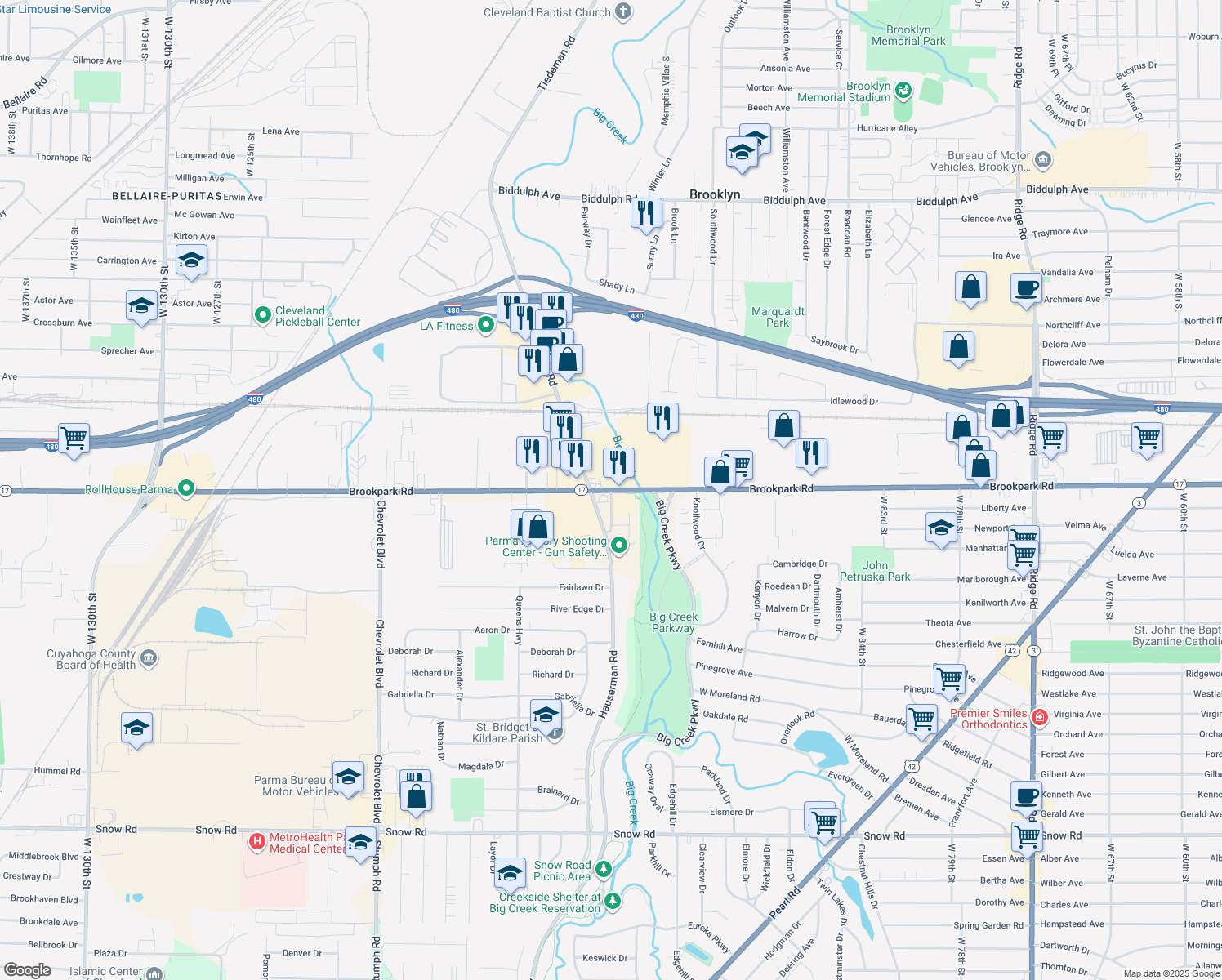 Brookpark Road & Hauserman Road, Parma OH Walk Score