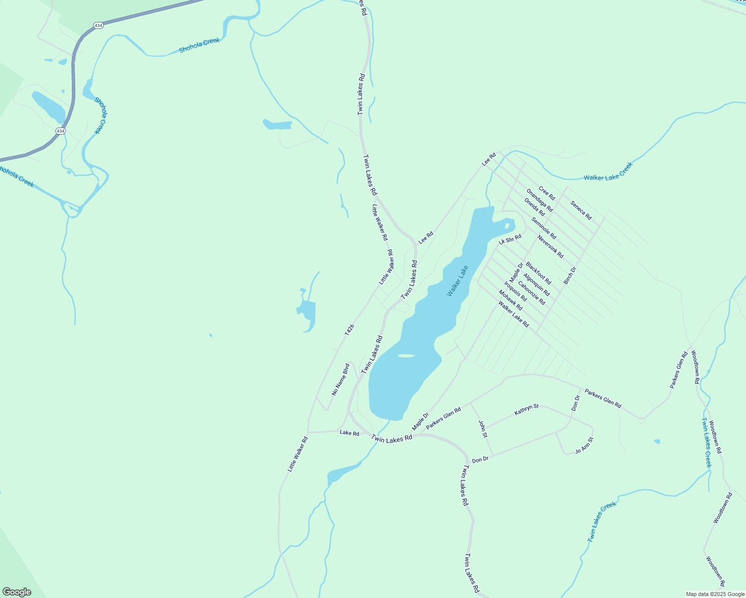 map of restaurants, bars, coffee shops, grocery stores, and more near 106 Grace Road in Shohola