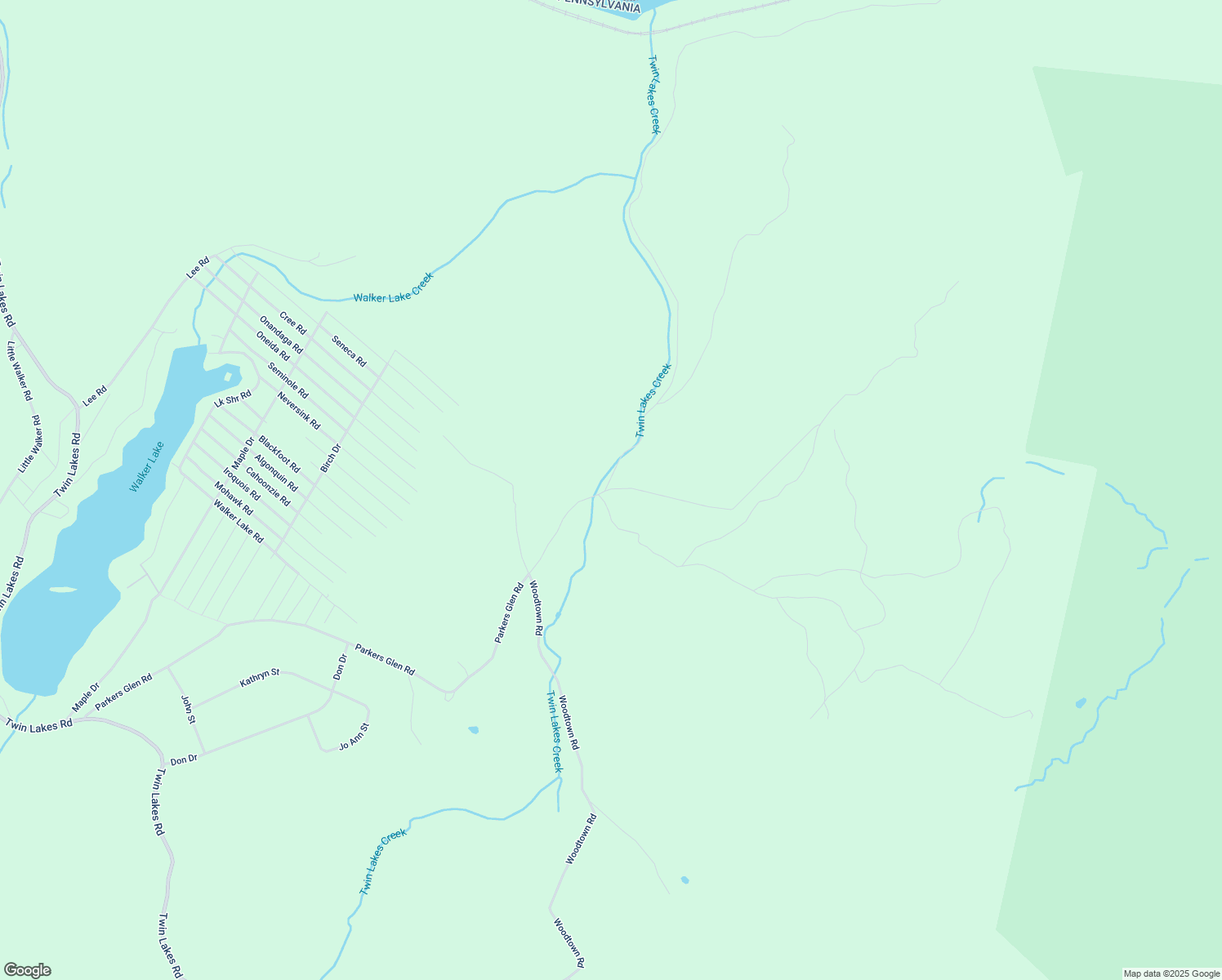 map of restaurants, bars, coffee shops, grocery stores, and more near 293 Parkers Glen Road in Shohola