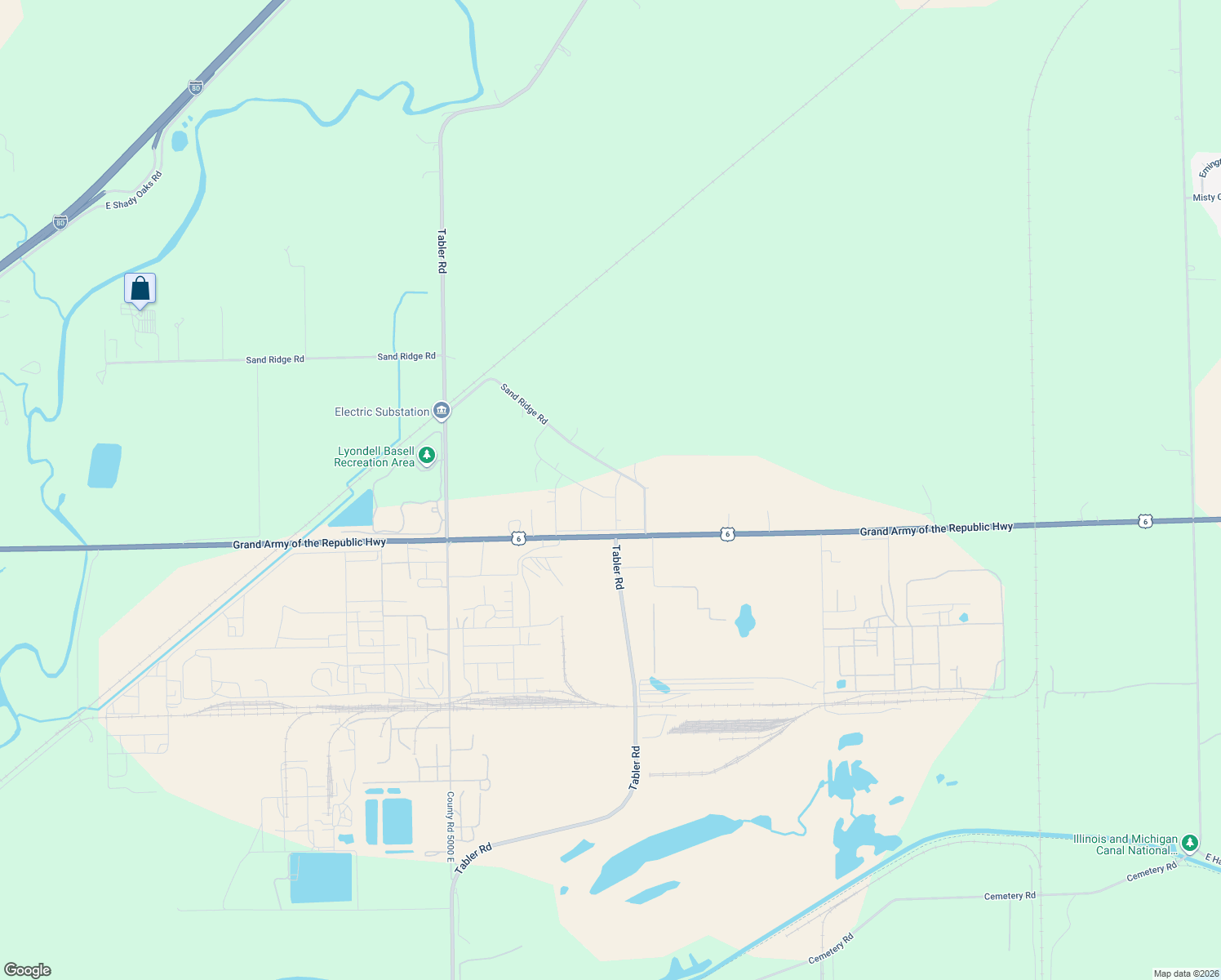 map of restaurants, bars, coffee shops, grocery stores, and more near 9135 Kings Rd in Morris