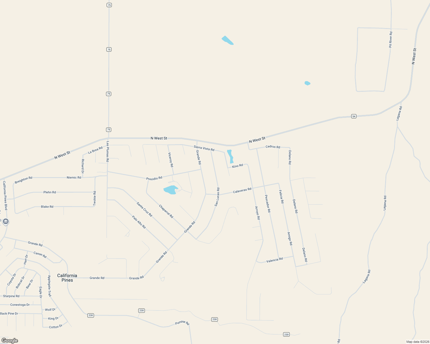 map of restaurants, bars, coffee shops, grocery stores, and more near San Lucas Rd in Alturas