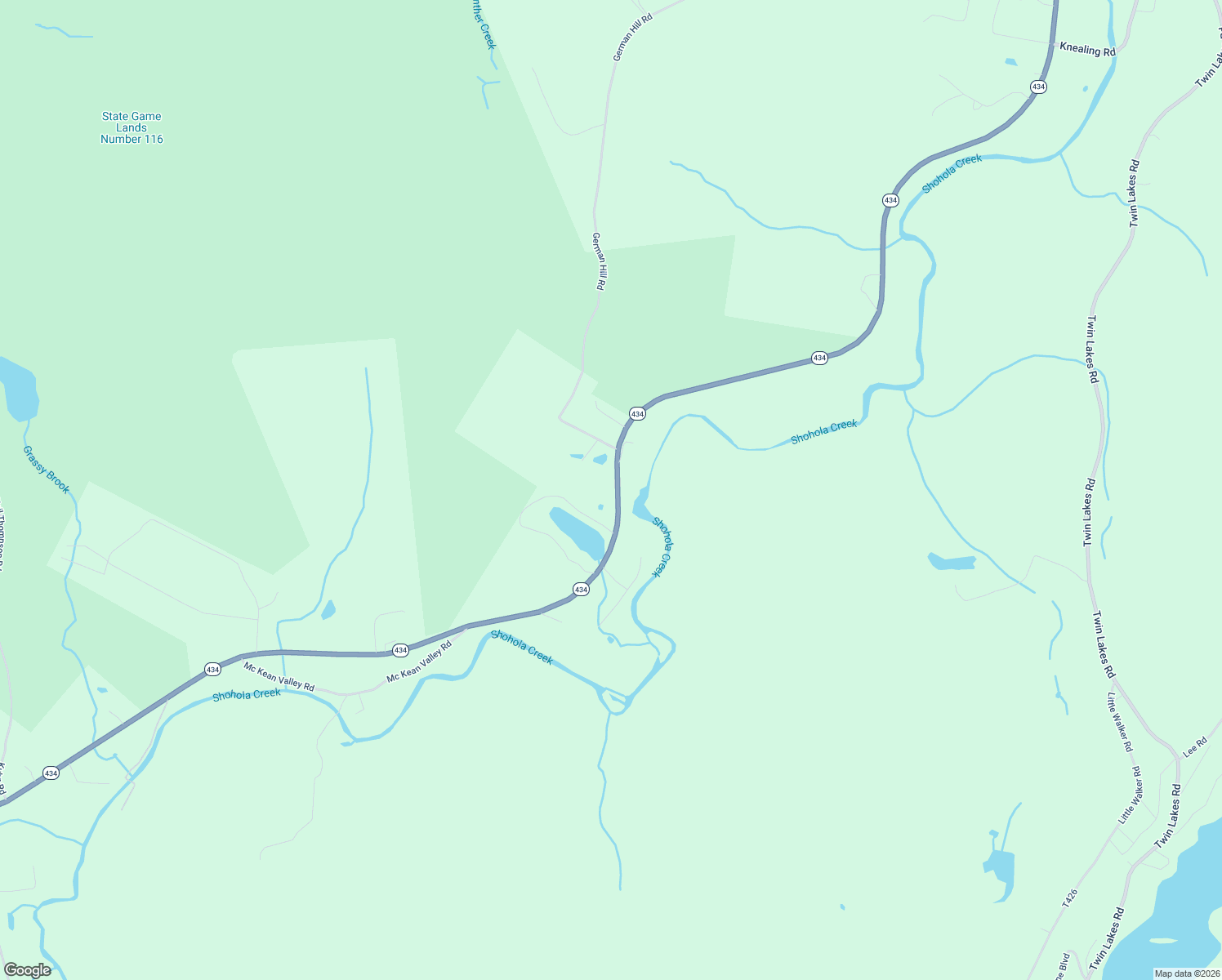 map of restaurants, bars, coffee shops, grocery stores, and more near 523 Highway 434 in Shohola