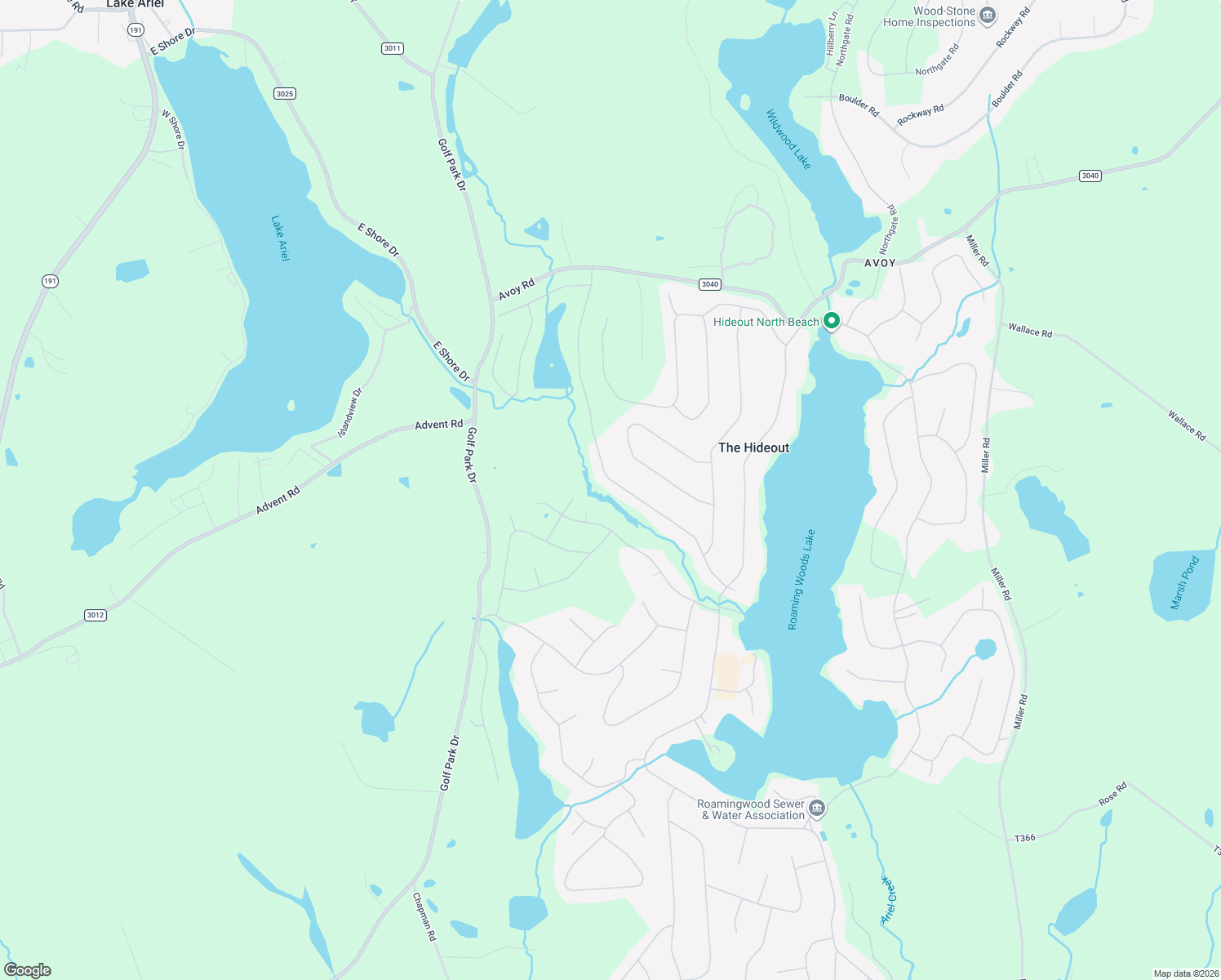 map of restaurants, bars, coffee shops, grocery stores, and more near 1276 Brookfield Road in Wayne