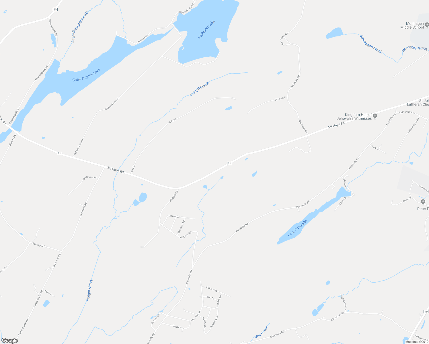 map of restaurants, bars, coffee shops, grocery stores, and more near 860 Mount Hope Road in Middletown