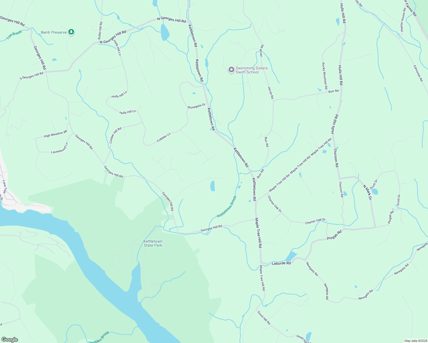 map of restaurants, bars, coffee shops, grocery stores, and more near 197 Amos White Road in Southbury
