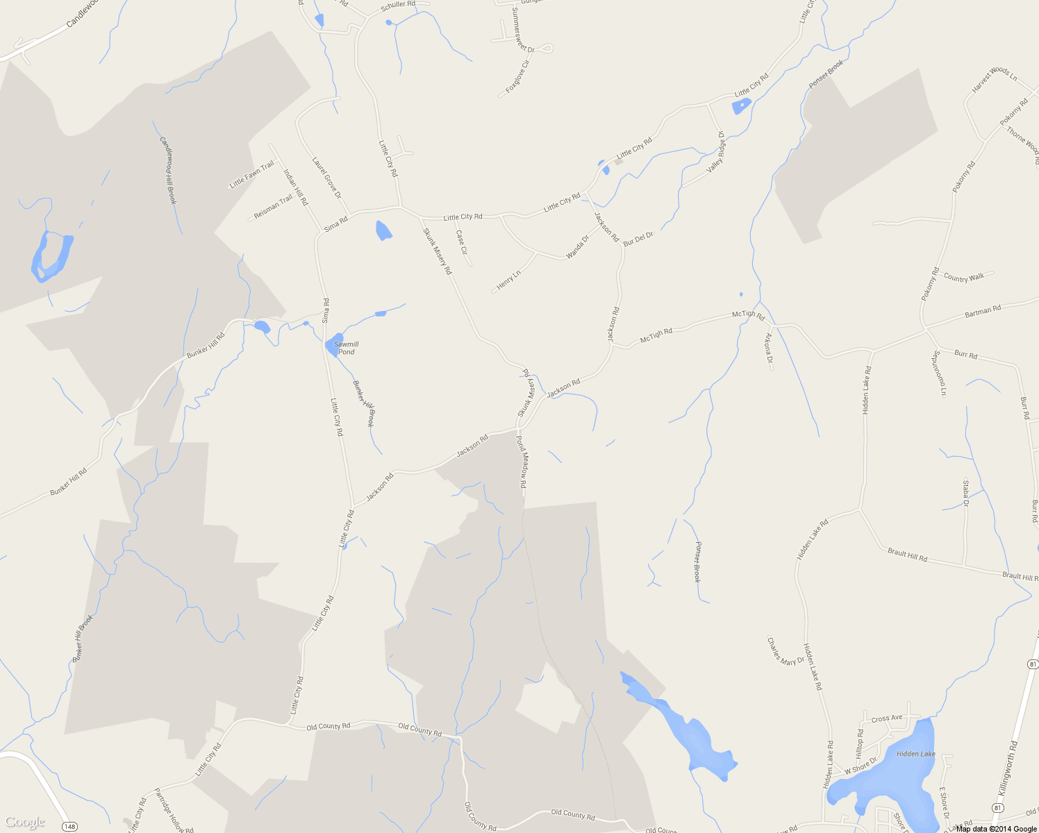 map of restaurants, bars, coffee shops, grocery stores, and more near 8 Skunk Misery Rd in Haddam