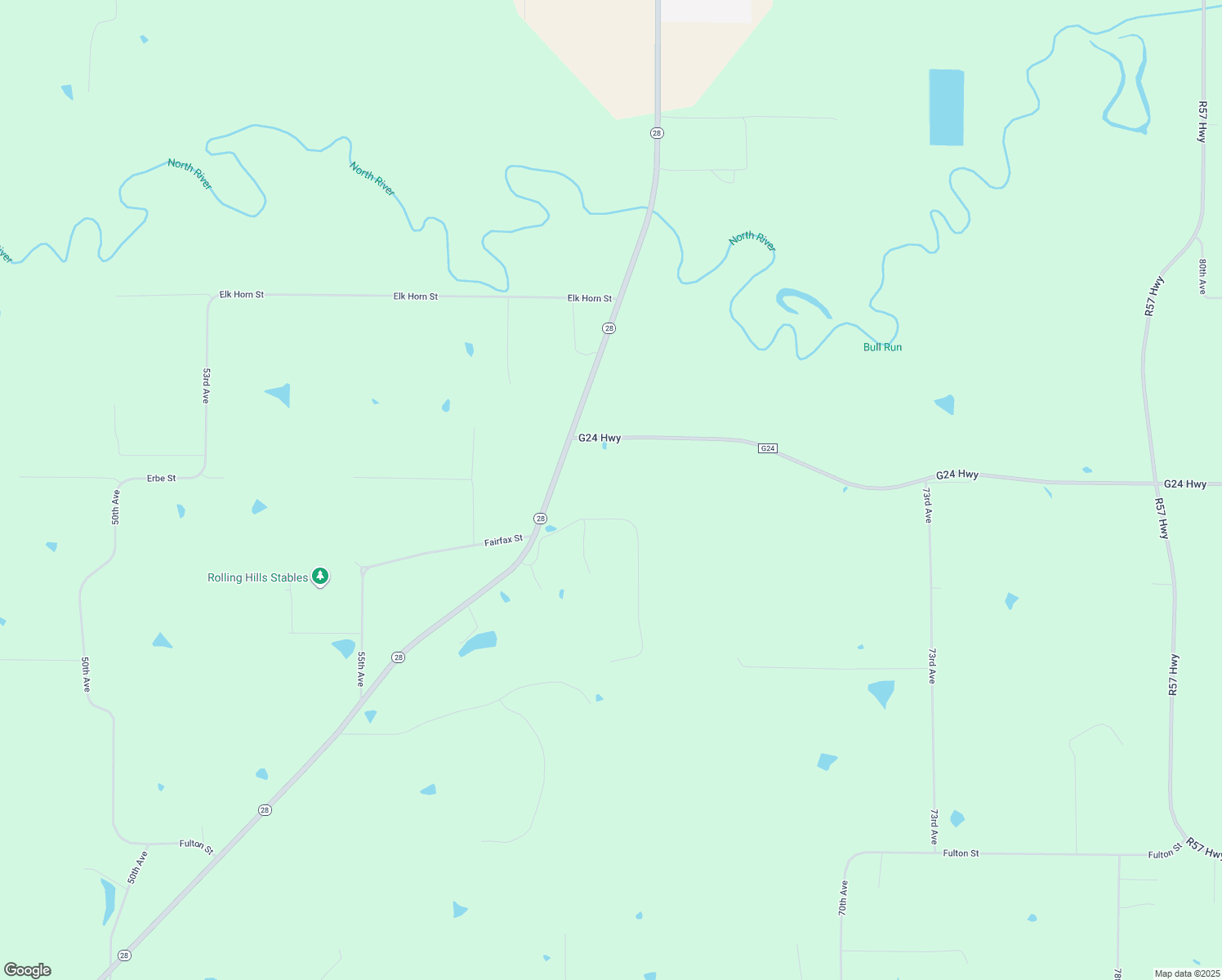 map of restaurants, bars, coffee shops, grocery stores, and more near 6029 Iowa 28 in Norwalk