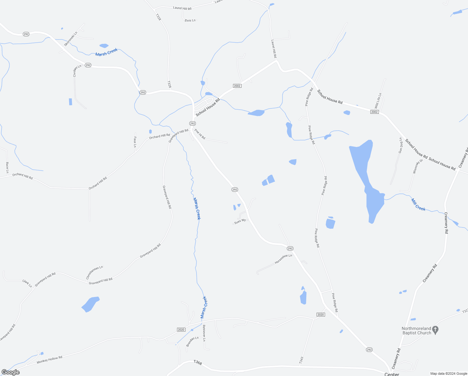 map of restaurants, bars, coffee shops, grocery stores, and more near 798 Highway 292 in Tunkhannock