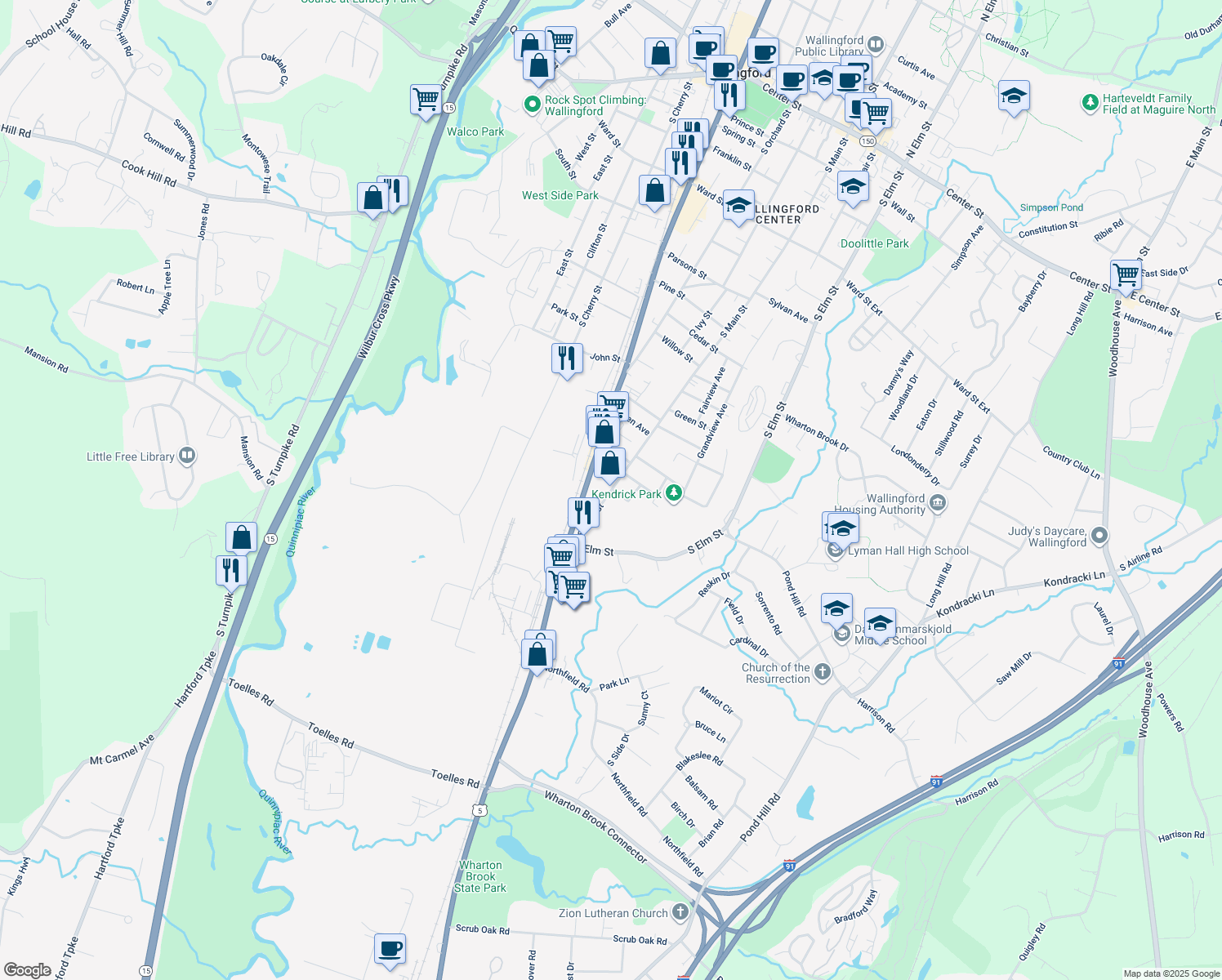 560 South Main Street, Wallingford Center CT Walk Score