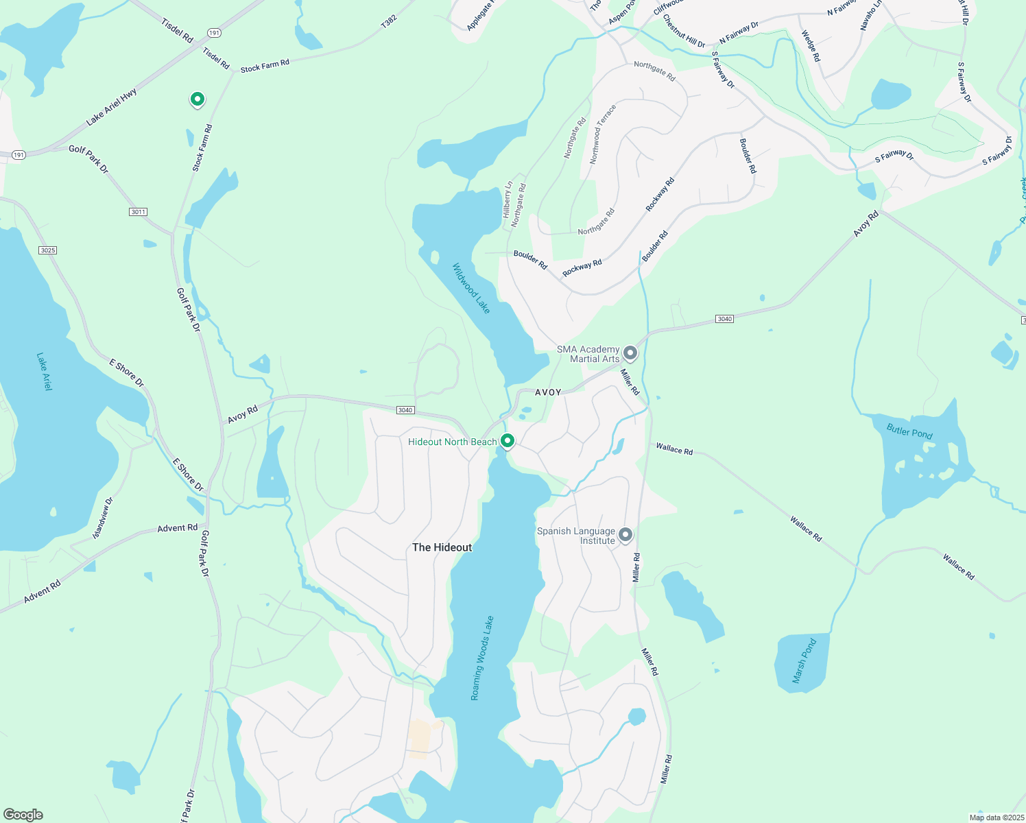 335 Avoy Road, Lake Ariel PA Walk Score