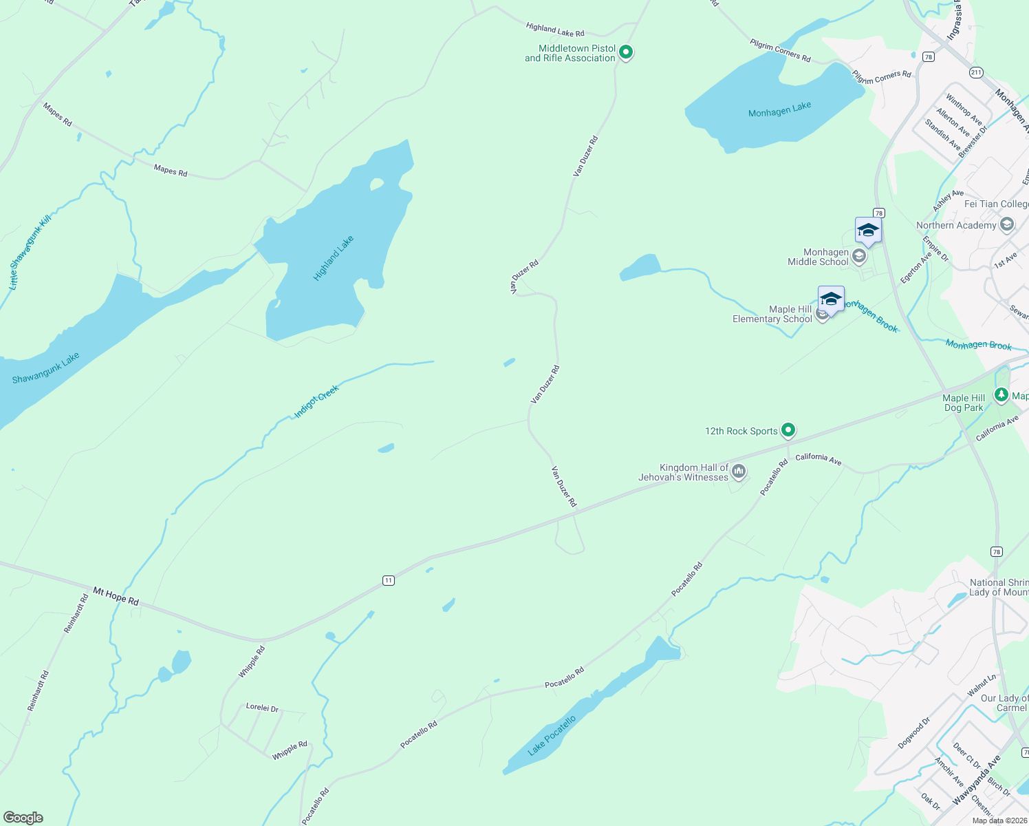 map of restaurants, bars, coffee shops, grocery stores, and more near 19 Stivers Road in Middletown