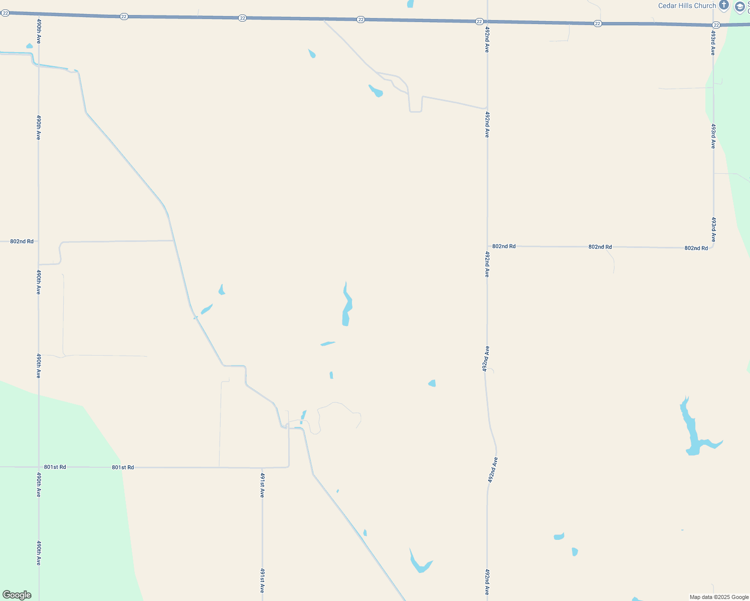 map of restaurants, bars, coffee shops, grocery stores, and more near 80177 492nd Avenue in Scotia
