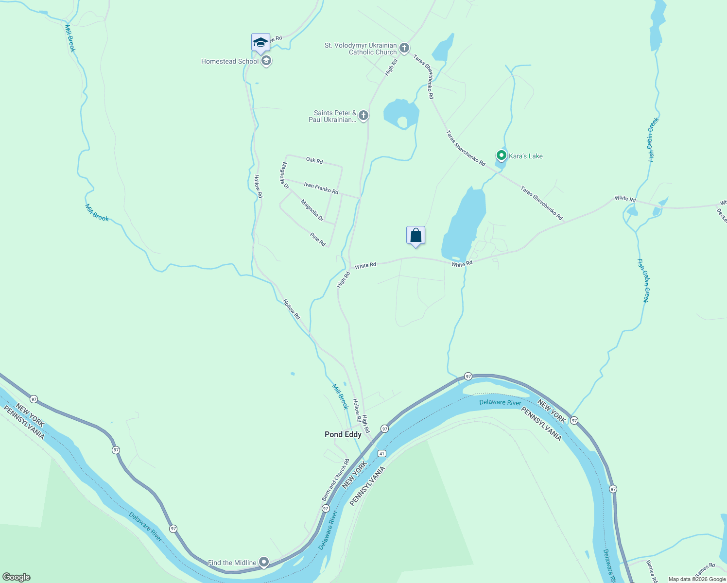 map of restaurants, bars, coffee shops, grocery stores, and more near 172 High Road in Glen Spey