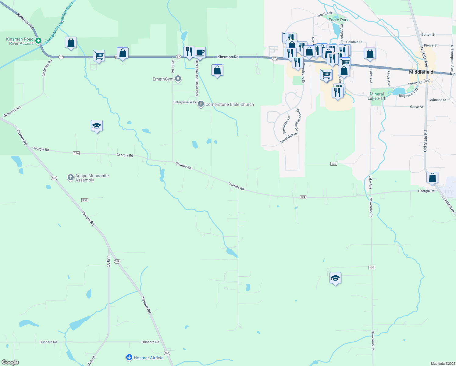 Road, Middlefield OH Walk Score