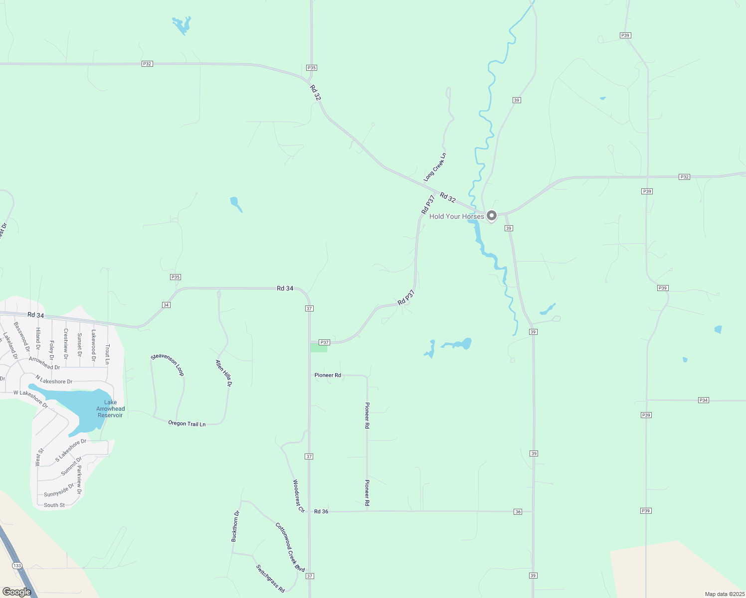 map of restaurants, bars, coffee shops, grocery stores, and more near 4917 County Road P37 in Blair