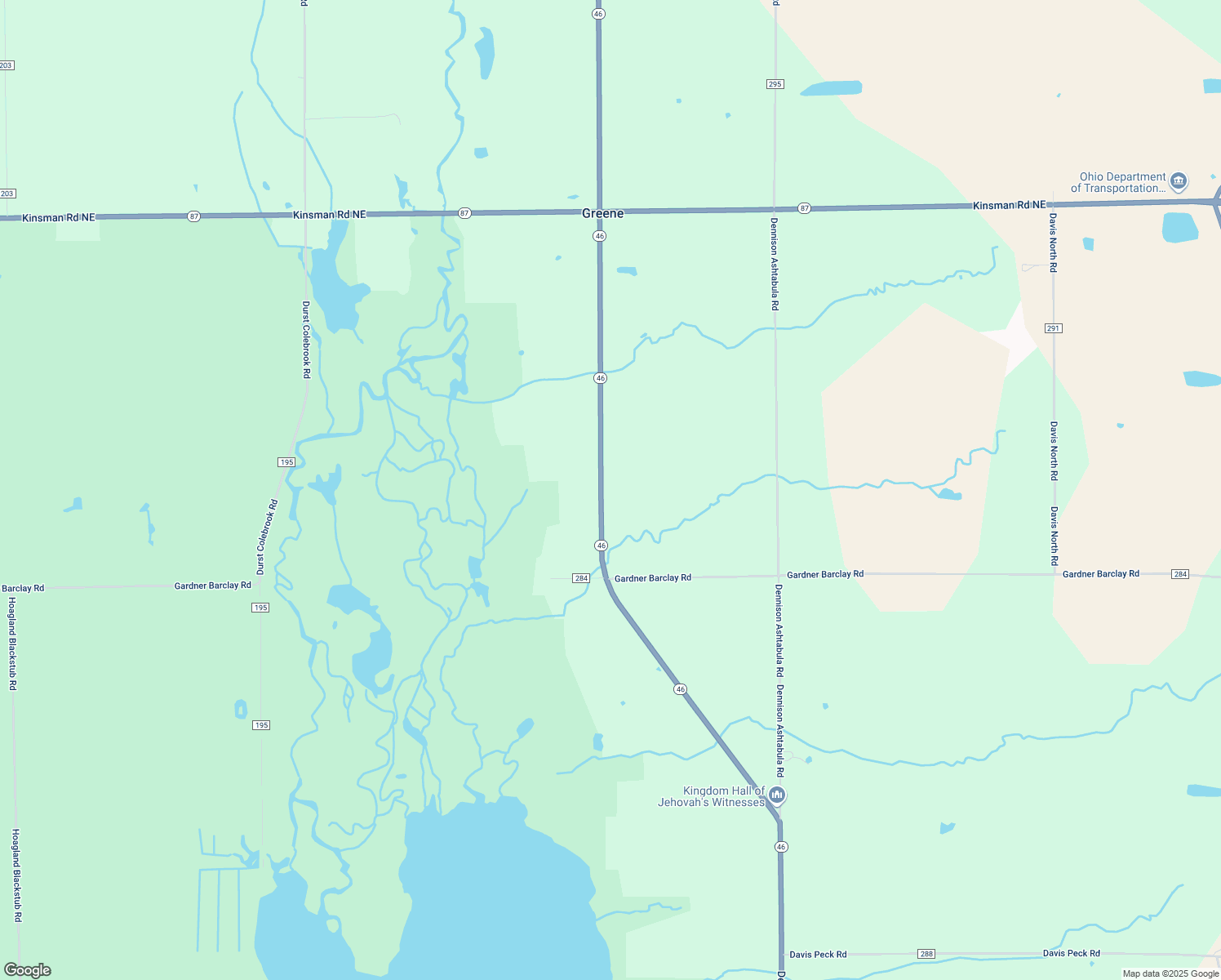 map of restaurants, bars, coffee shops, grocery stores, and more near 8540 Ohio 46 in North Bloomfield