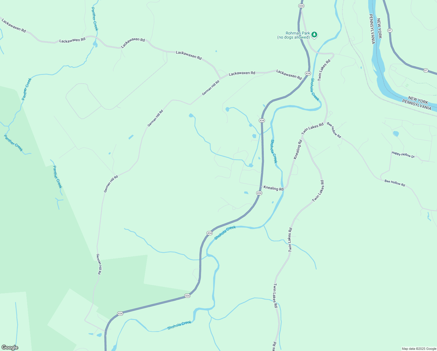 map of restaurants, bars, coffee shops, grocery stores, and more near 180 Old Shohola Road in Shohola