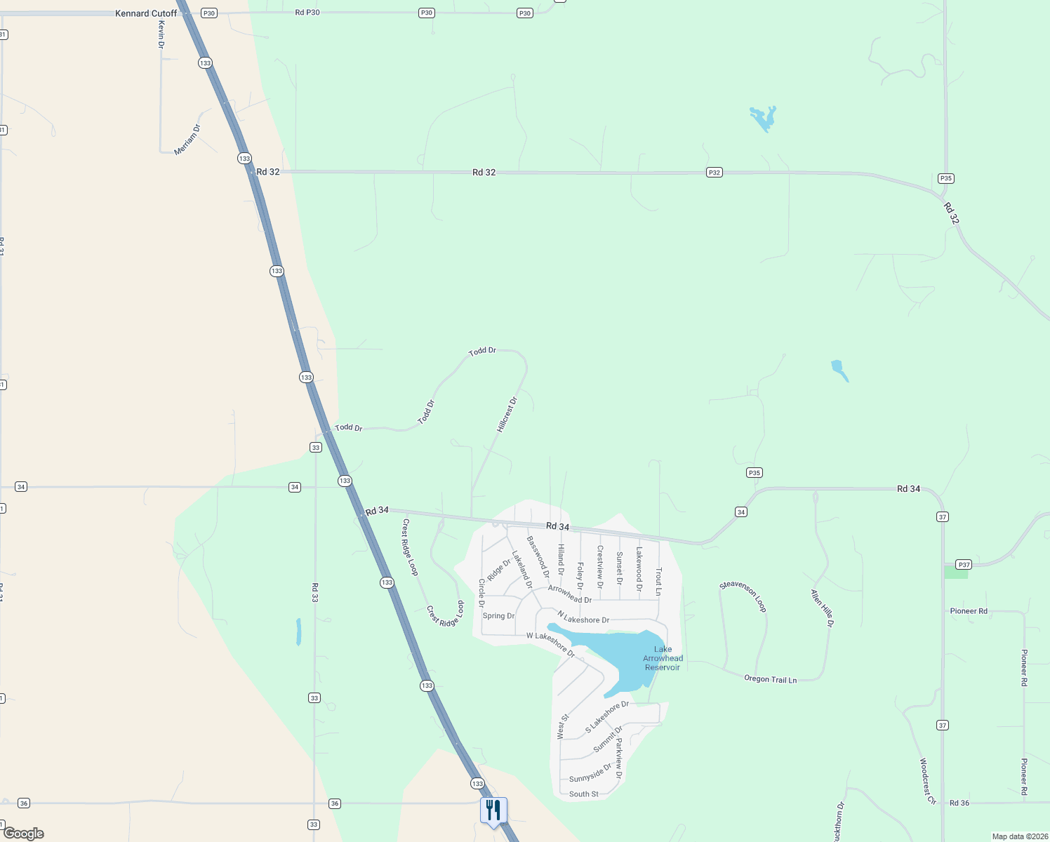 map of restaurants, bars, coffee shops, grocery stores, and more near 11305 Theodore Circle in Blair