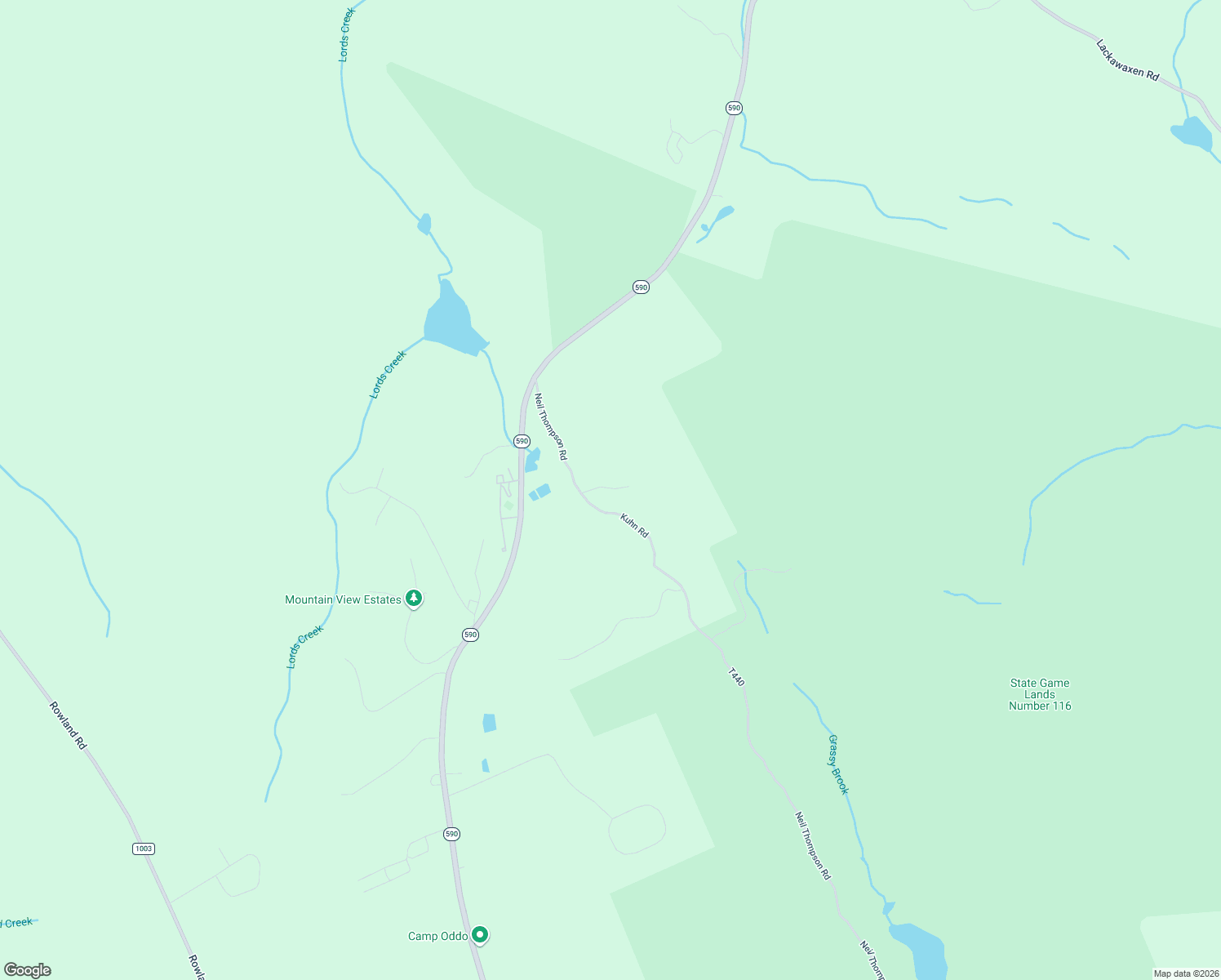 map of restaurants, bars, coffee shops, grocery stores, and more near 148 Neil Thompson Road in Lackawaxen