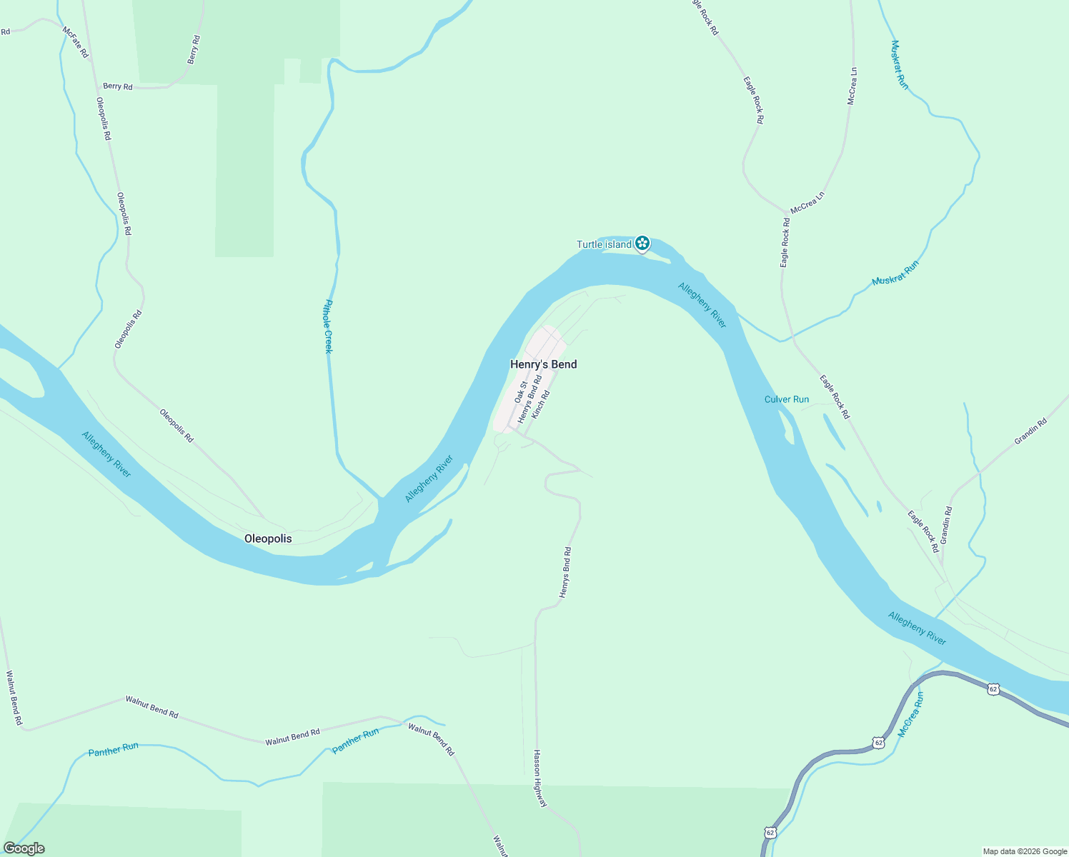 map of restaurants, bars, coffee shops, grocery stores, and more near 101-199 Kinch Road in Oil City
