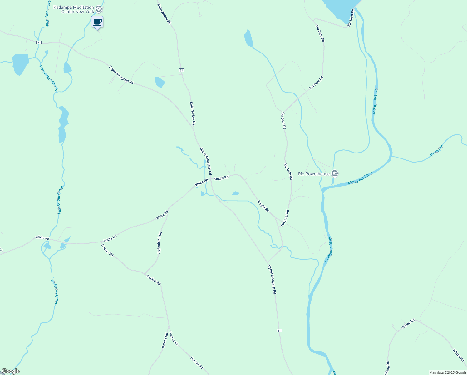 map of restaurants, bars, coffee shops, grocery stores, and more near 175 Knight Road in Glen Spey