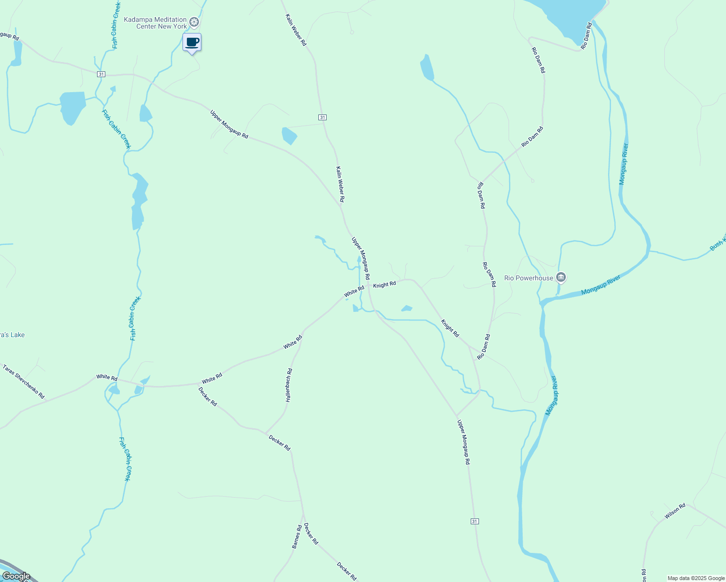 map of restaurants, bars, coffee shops, grocery stores, and more near 323 White Road in Glen Spey