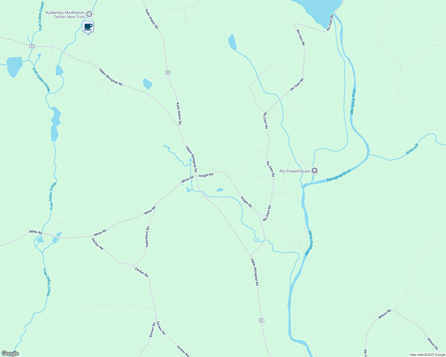 map of restaurants, bars, coffee shops, grocery stores, and more near 175 Knight Road in Glen Spey