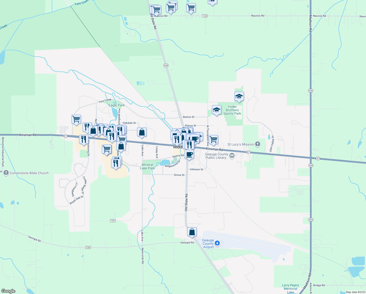 Middlefield OH Walk Score