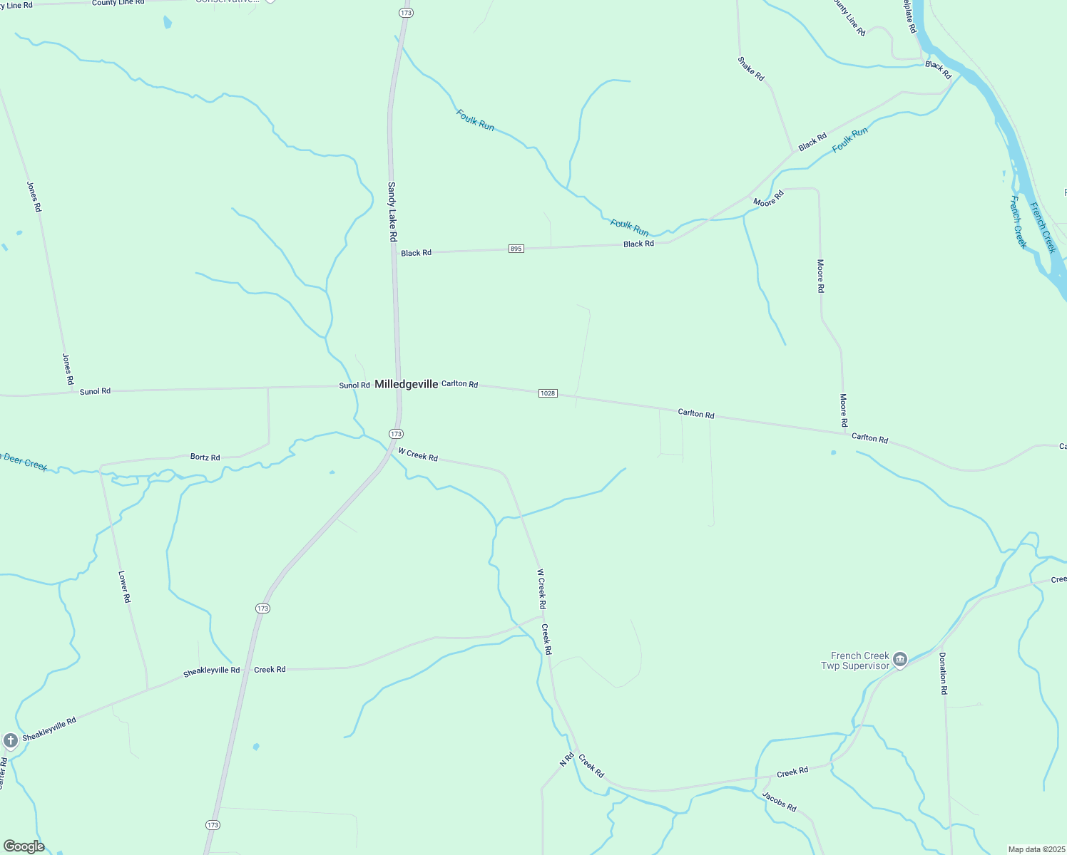 map of restaurants, bars, coffee shops, grocery stores, and more near 1490 Carlton Road in Carlton