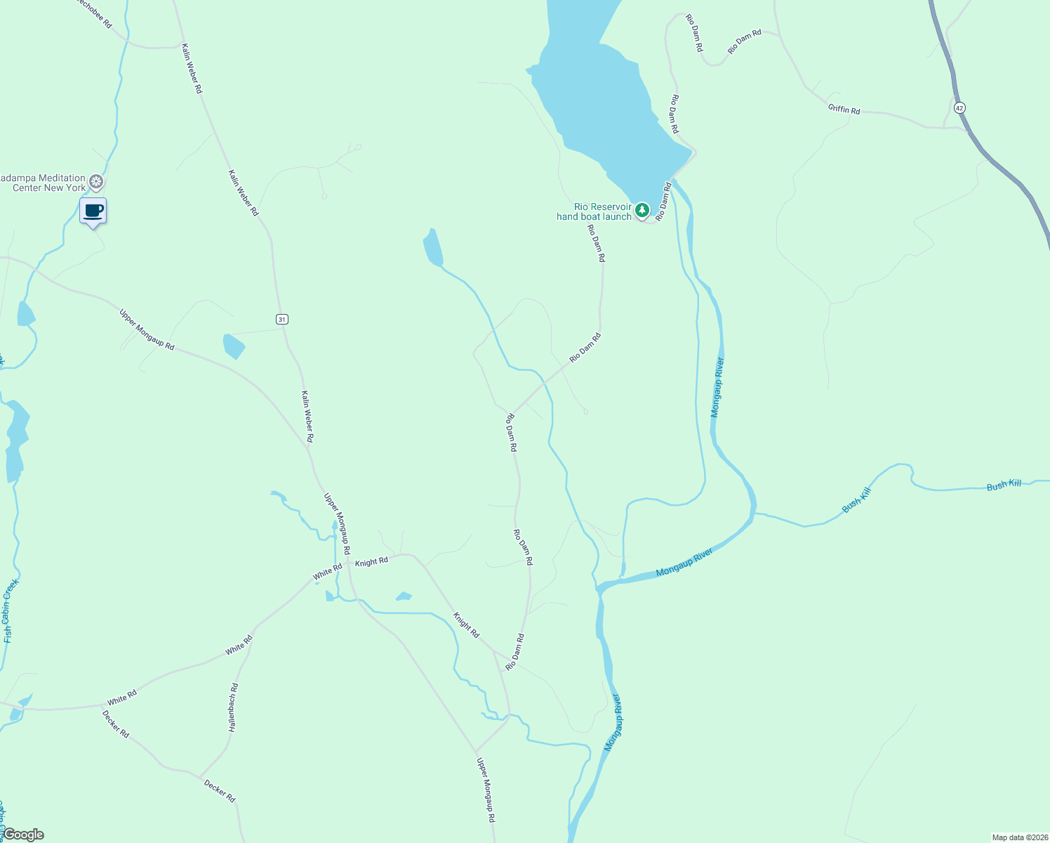 map of restaurants, bars, coffee shops, grocery stores, and more near 167 Rio Dam Rd in Glen Spey