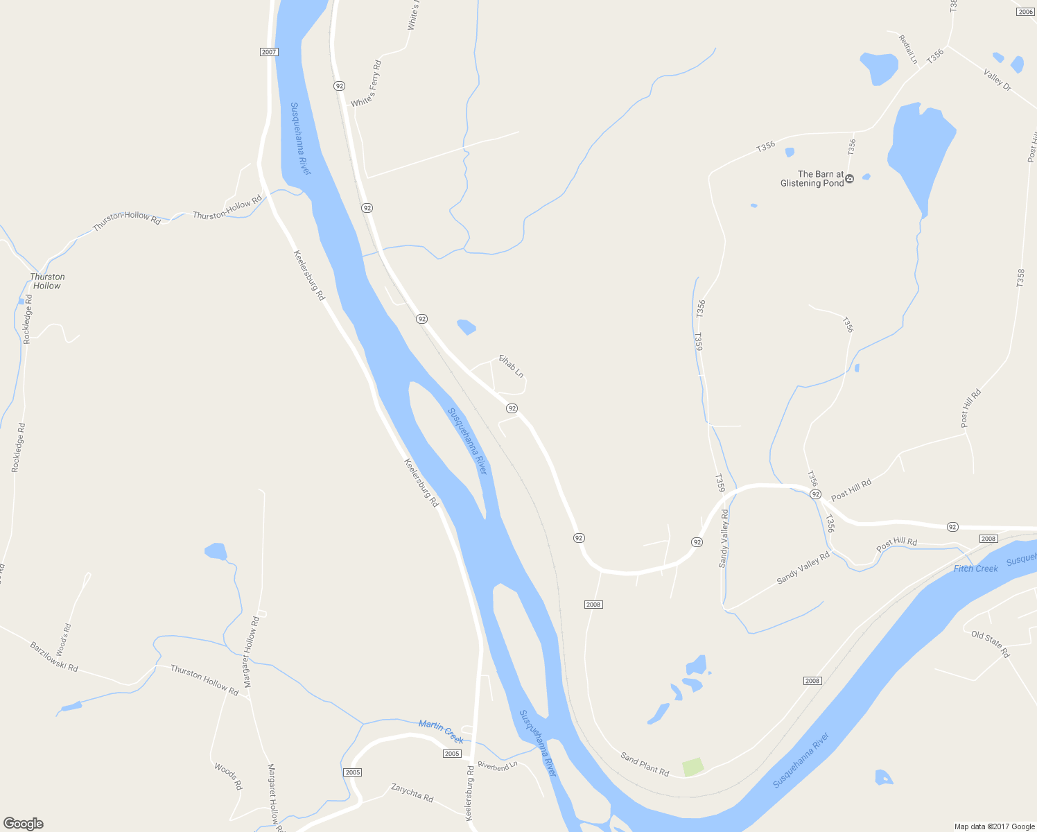 map of restaurants, bars, coffee shops, grocery stores, and more near 2 Canal Rd in Tunkhannock