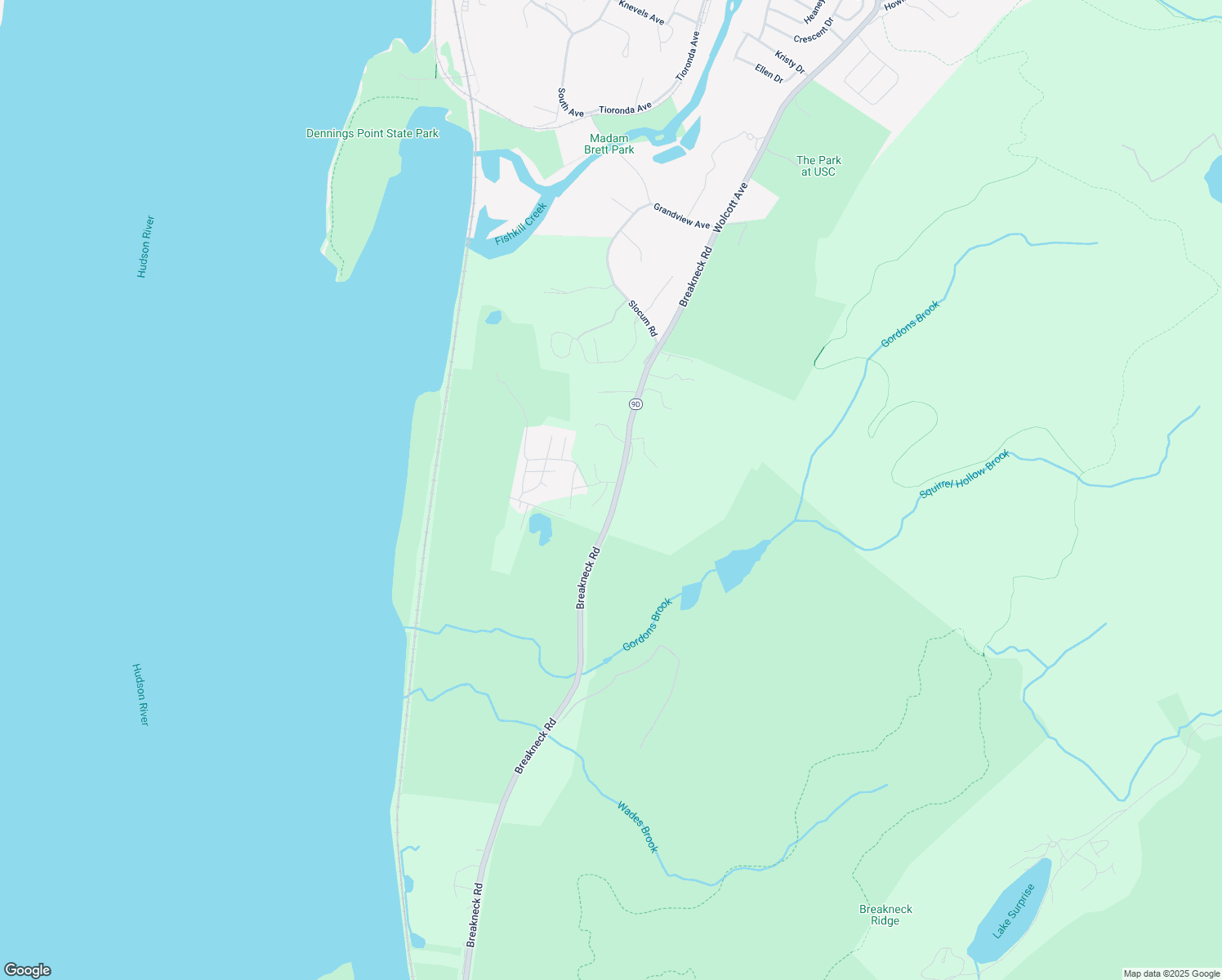 map of restaurants, bars, coffee shops, grocery stores, and more near 5 Zias Drive in Beacon