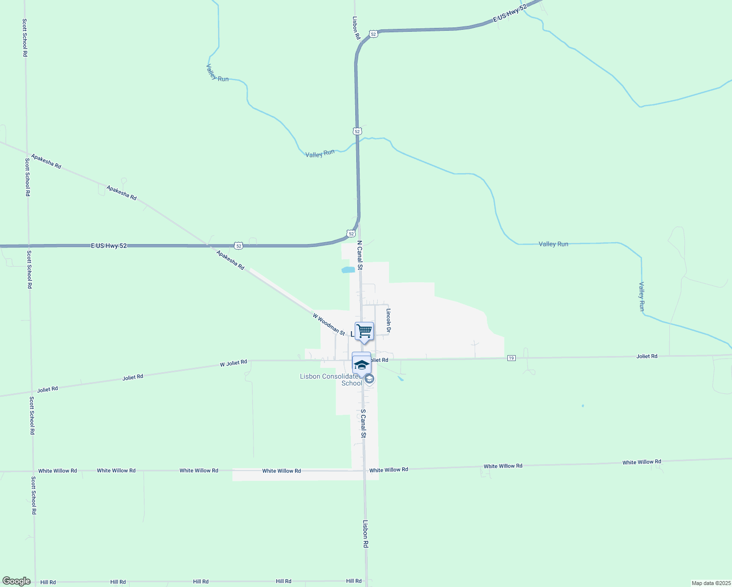 map of restaurants, bars, coffee shops, grocery stores, and more near 315 North Canal Street in Newark