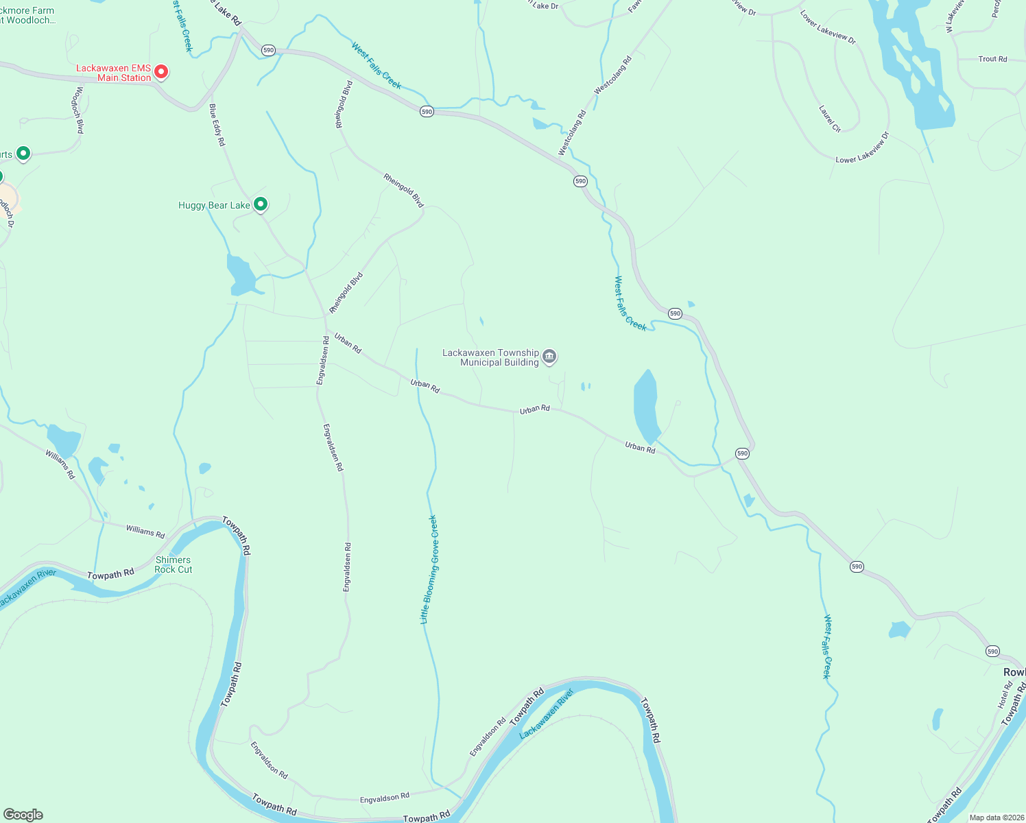 map of restaurants, bars, coffee shops, grocery stores, and more near 479 Urban Rd in Hawley