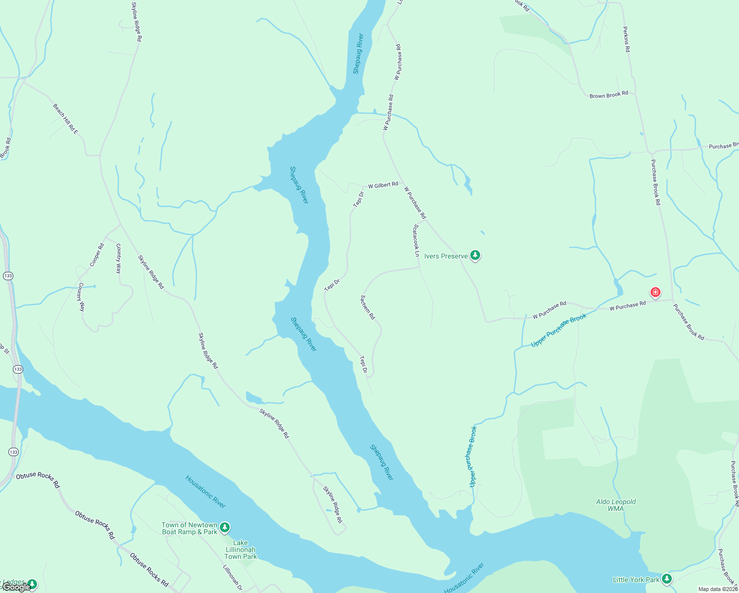 map of restaurants, bars, coffee shops, grocery stores, and more near 157 Sachem Road in Southbury