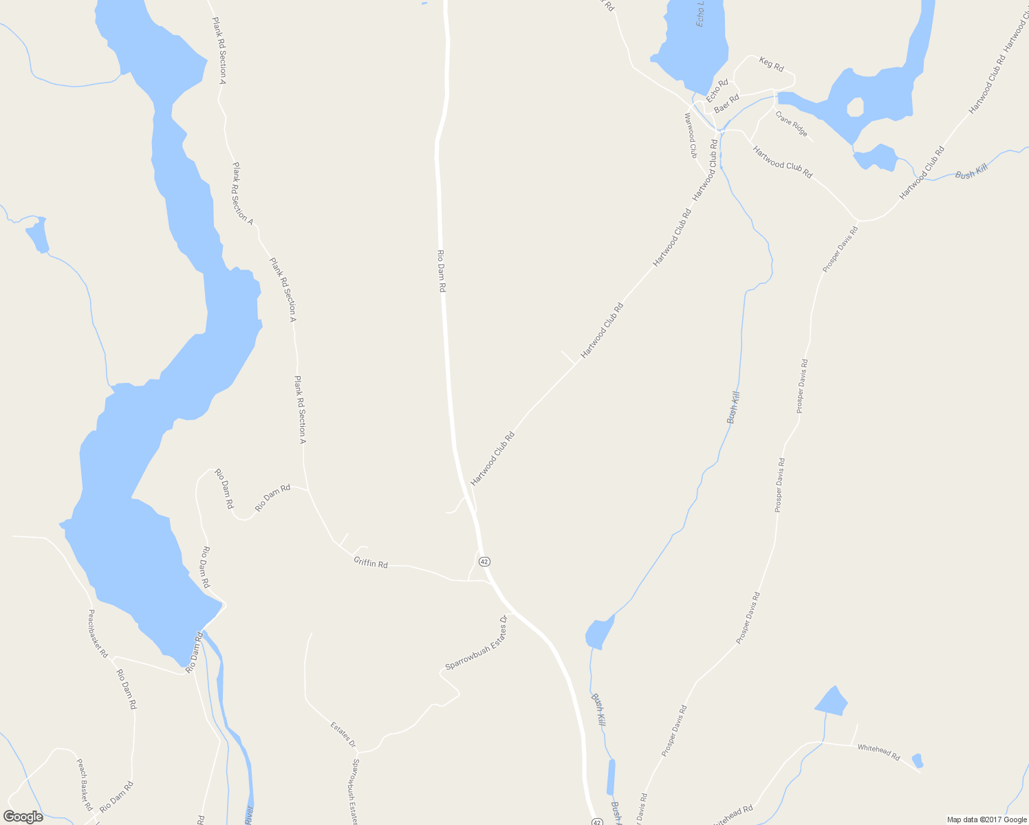 map of restaurants, bars, coffee shops, grocery stores, and more near 45 Hartwood Club Road in Sparrow Bush