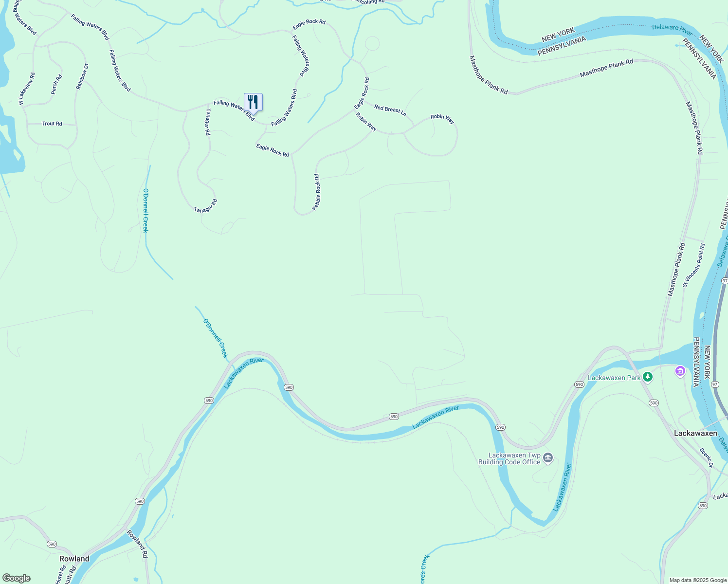 map of restaurants, bars, coffee shops, grocery stores, and more near 101-137 Mountain Top Rd in Pike