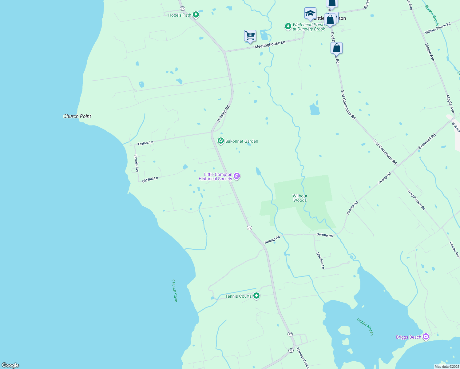 551 West Main Road, Little Compton RI Walk Score